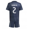 Real Madrid Daniel Carvajal #2 Bortatröja Barn 2025-26 Kortärmad (+ Korta byxor) Real Madrid Daniel Carvajal #2 Bortatröja Barn 2025-26 Kortärmad (+ Korta byxor)